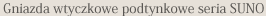 Gniazda wtyczkowe podtynkowe seria SUNO